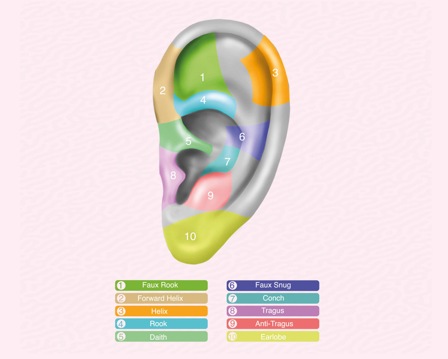 Cartilage Hoop Princess Cut Sapphire Clicker Single Earring/ 14K Gold