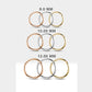 Single Clicker Earring Gold Cartilage Hoop Small 14K Gold