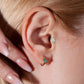Cartilage Tragus Piercing Design 3 Size Marquise Cut Opal Piercing