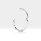 Cartilage Hoop  Marquise Diamond Clicker Single Earring 16G