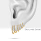 Diamond Hoop Beads Shank Earrings / 14k Solid Gold Large Medium Small Diamond Huggies Earrings / Diamond Hoop Earrings