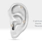Cartilage Tragus Piercing Flower Design Cut Diamond Piercing Single Earring