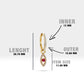 Evil Eye Design Dainty Huggie Earrings,Ruby&Diamond Dangle Earring,14K Yellow Solid Gold,Gold Conch Hoop,Minimalist Hoops
