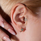 Cartilage Tragus Comet Star Design Diamond Piercing