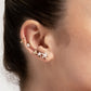 Cartilage Stud Diamond Piercing,Marquise Design Single Daith Stud Earring