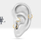 Cartilage Hoop Piercing,Marquise Diamond Single Earring in 14K Gold,16G(1.2mm)