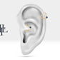 Cartilage Heart Clicker , Solitaire Sapphire Heart Clicker , Single Earring, 14K