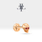 Cartilage Tragus Skull Design Ruby Piercing,Single Daith Stud Earring