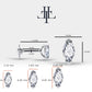 Cartilage Tragus Piercing Design 3 Size Marquise Cut Diamond Piercing Single Earring